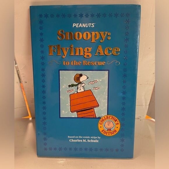 LIKE NEW “Peanuts Snoopy The Flying Ace to the rescue” Collector’s Edition book - Picture 1 of 7